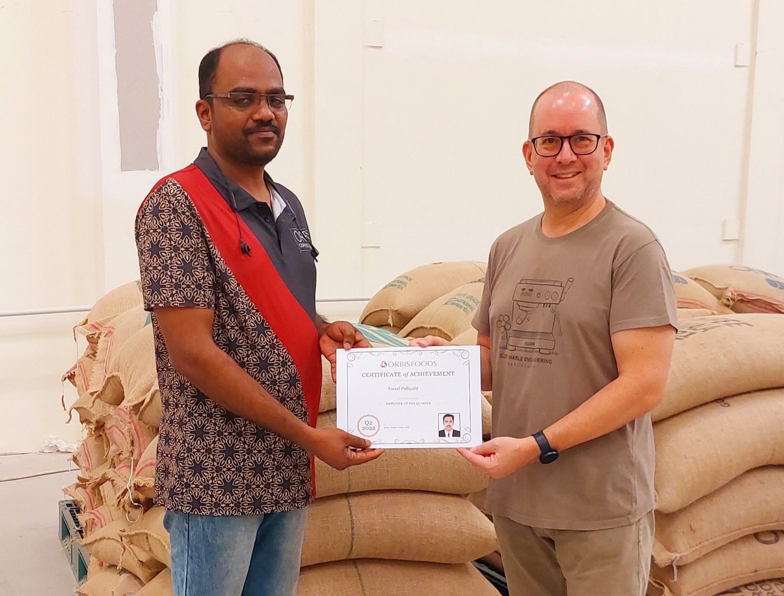 Orbis Coffee Quarterly Award