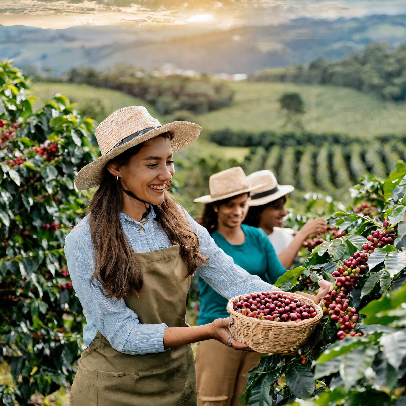 Firefly coffee farmers in brazil harvesting ripe coffee cherries 33719 (1).jpg